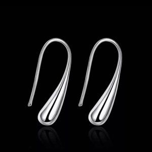 925 Sterling Silver Water Drop Water Drop Earrings